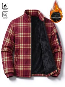 Manfinity Homme Halloween, Christmas, New Year, Gift, Men's Jacket And Coat, Fashion, Thermal Lined - Multicolor - View 1