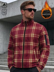 Manfinity Homme Halloween, Christmas, New Year, Gift, Men's Jacket And Coat, Fashion, Thermal Lined - Multicolor - View 4