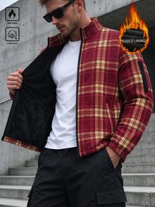 Manfinity Homme Halloween, Christmas, New Year, Gift, Men's Jacket And Coat, Fashion, Thermal Lined - Multicolor - View 5