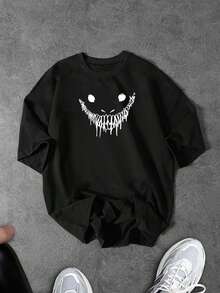 Gym Rark Men's Crew Neck Casual Versatile Daily Wear Sports T-Shirt - Black - View 1