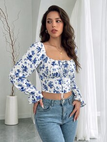 Blue and White