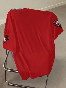 Betty Boop x SHEIN 女款字母卡通印花休閒日常短袖T恤秋季服飾 - 白色 - 查看 3