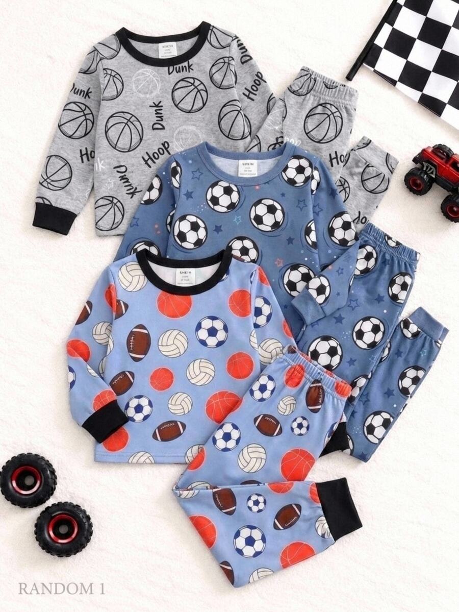 SHEIN Celana Panjang Lengan Pendek Leher Bulat Nyaman, Minimalis, Slim Fit, untuk Anak Laki-Laki, Cocok untuk Musim Semi dan Musim Panas, Motif Blok Warna Jaring Laba-laba Klasik dan Keren - MultiWarna - View 1
