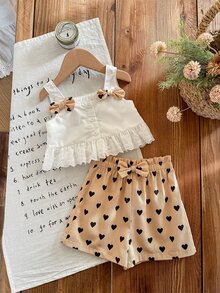 SHEIN LMoss Kids LMoss Baby Girls Sets - Multicolor - View 6