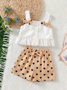 SHEIN LMoss Kids LMoss Baby Girls Sets - Multicolor - View 1