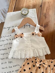 SHEIN LMoss Kids LMoss Baby Girls Sets - Multicolor - View 3