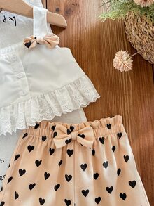 SHEIN LMoss Kids LMoss Baby Girls Sets - Multicolor - View 4