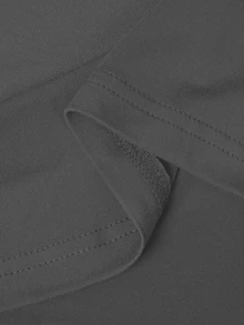 Resyla Men Men's Solid Color Round Neck Casual Active Loose Fitted Tank Top Gym Dark Grey Summer - Grey - View 4