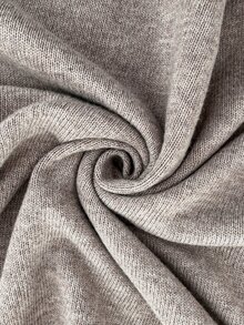 SHEIN CURVE+ Women's Plus Size 22W Colorblock Cold Shoulder Long Sleeve Casual Loose Pullover Sweater, Autumn/Winter - Grey - View 11