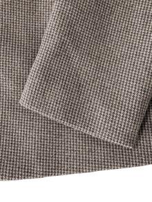 Franclia Premium 3D 2025 New Autumn/Winter Women's Blazer With Unique Collar Design, Minimalist Elegant Cinched Waist, Fashionable Dark Coffee Color, Suitable For Daily Commute - Brown - View 3