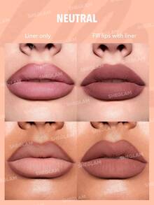 SHEGLAM So Lippy 唇線筆套裝-Au Naturel 品牌美妝化妝品 適合女士與女孩 - Au Naturel - 查看 4
