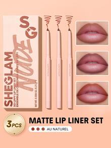 SHEGLAM So Lippy 唇線筆套裝-Au Naturel 品牌美妝化妝品 適合女士與女孩 - Au Naturel - 查看 10