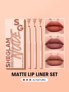 SHEGLAM So Lippy 唇線筆套裝-Au Naturel 品牌美妝化妝品 適合女士與女孩 - Au Naturel - 查看 1