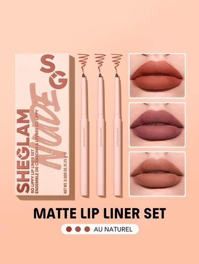 SHEGLAM So Lippy Set Creion De Buze-Au Naturel Brand De FrumusețE Cosmetice Machiaj Pentru Femei șI Fete