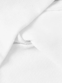 ROMWE J-Fashion Y2K次文化新中式風格藝伎虎玫瑰印花修身連帽衛衣女款 - 白色 - 查看 5