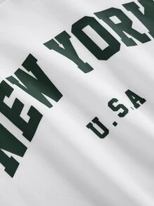 SHEIN Tween Girl Kids Casual Crew Neck Long Sleeve Letter Print Sweatshirt Set,Fall,Fall Clothes,Fall Outfits,Autumn/Winter,Christmas/Halloween,Pull - Multicolor - View 3