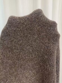 Allurite Elegant Dark Brown Long Cardigan Sweater For Fall, Casual Lazy Style For Party Everyday, Date, Street Wear And Daily Outfit For Women - Coffee Brown - View 8