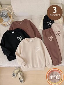 3 Buah Sweatshirt untuk Anak Perempuan - MultiWarna - View 1