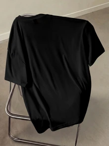 Betty Boop x SHEIN Betty Street Style Splatter English Print T-Shirt - White - View 2