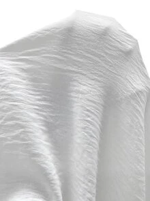 Glimmora Women's Autumn/Winter New Hot-Selling Lace Trim Patchwork Casual Versatile Blouse - White - View 8