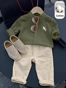 PrepCrw Kids Young Boy/Girl,Young Boy 2pcs 100%Cotton - Multicolor - View 4