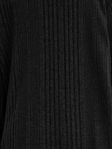 SHEIN Tween Girl Knit Long Sleeve Pocketed Black Lightweight Breathable Classic Easy-CareSoft-Touch Cardigan Casual Modest Cute Wear,In Autumn School Party - Black - View 4
