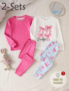 SHEIN 6件裝少女睡衣 - 彩色 - 查看 3