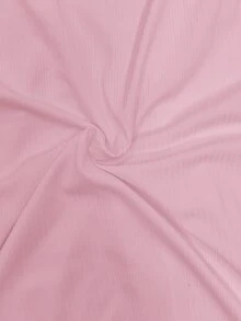 Solivie Women's Summer Casual Cute Romantic Ruffle Trim T-Shirt Brunch Soft Pink - Pink - View 9