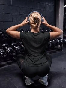 Solea Cove Solea Cove Mesh Insert Sports Tank Top For Chinese New Year Workout Tank Top Gym Women Shirts - Black - View 2