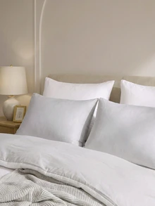 3pcs Polyester Duvet Cover Set (1 Duvet Cover + 2 Pillowcases, Comforter Not Included), Vintage Bicolor Design With Shiny Accents, Soft & Skin-Friendly, Suitable For Bedroom, All Seasons - Multicolor - View 6