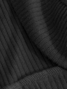 Momance Elegant Solid Color Knit Maternity Cardigan - Black - View 11