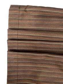 Rovax Women's Striped Pocket Musical Note Pattern Casual Grunge Country Daily Wear Wide Leg Long Pants Concert Brown Autumn - Multicolor - View 7