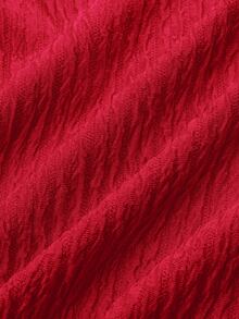 SOLERSUN Elegant Workwear Waist-Cinching Suit - Red - View 9