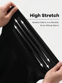 Shapeblank Women's Plus-Size Black High-Waisted Straight-Leg Pants – Stylish, Casual, Stretchy, Comfortable, And Versatile For Everyday Wear (Autumn/Winter) Fall - Black - View 8