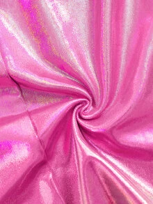 SHEIN Young Girls Athletic Princess Slim Fit Baby Pink Patchwork Gradient Sleeveless Romper Gymnastics Dancing Indoor Summer 7th Birthday - Multicolor - View 10