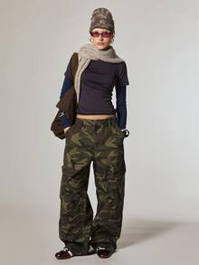 COUREZ 雙層條紋T恤 /Y2K 外出上衣 女款秋季服飾 秋季穿搭 女款秋季衣物 冬季上衣 - 彩色 - 查看 6