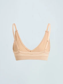 Softvol Women's Casual Plain Backless Bralette Multicolor Fabric Slight Stretch Top - Multicolor - View 5