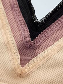 Softvol Women's Casual Plain Backless Bralette Multicolor Fabric Slight Stretch Top - Multicolor - View 10