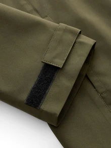 In My Nature Women's Outdoor Hooded Softshell Jacket - Olive Green - View 8