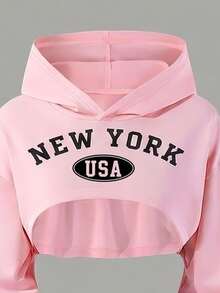 Casuvi Kids 3pcs/Set Girls Camouflage Pattern Sweatshirt Top & Cami Set With Casual Camouflage Tapered Leg Pants, Suitable For Spring And Autumn Daily Wear - Multicolor - View 4