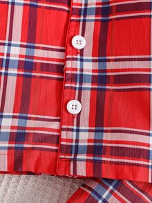 SHEIN 4件組男嬰睡衣 - 紅色 - 查看 8