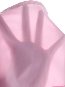 SHEIN 青少年女孩夏季純色泡泡袖短版上衣與長褲套裝 - 彩色 - 查看 9