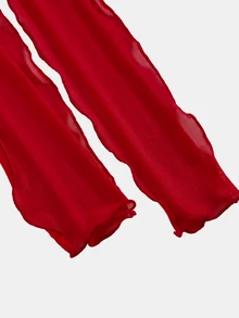 SHEIN Tween Girl Red Princess Strapless Dress With Ribbon, Suitable For New Year Party, Birthday Party, Valentine's Day, Halloween, Christmas, Wedding, Daily Wear - Red - View 7
