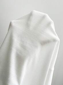 SHEIN Raffinéa 合身性感简约性感凤凰带衬垫罗纹吊带背心 - 白色 - 查看 9