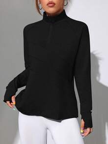 Easithlete Easithlete Women's Casual And Sporty Pullover Sweatshirt, Fashionable For Everyday Wear - Black - View 4