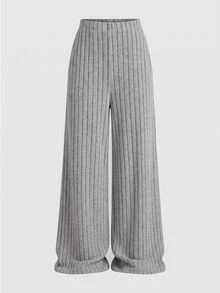 SHEIN Tween Girls Versatile Bow Pattern Long Sleeve & Long Pants 2 Pieces Set, Light Gray - Grey - View 7