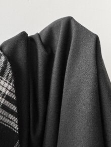 Elamini 女款新款復古辣妹修身顯瘦優雅高級百搭抹胸拼接舒適街頭風套裝 - 黑色 - 查看 7