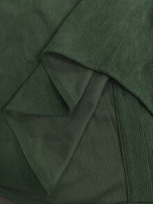 Trelyra Women's Solid Color Casual Versatile Daily Wear Shirt - Green - View 3