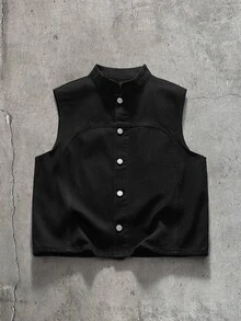 GETOML Men Vests - Black - View 3