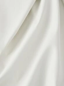 Skyraze Women's Solid Color Minimalist Sleeveless Fitted PU Dress, Everyday Wear White Bodycon Classy Rehearsal Dinner Wedding Guest - White - View 6